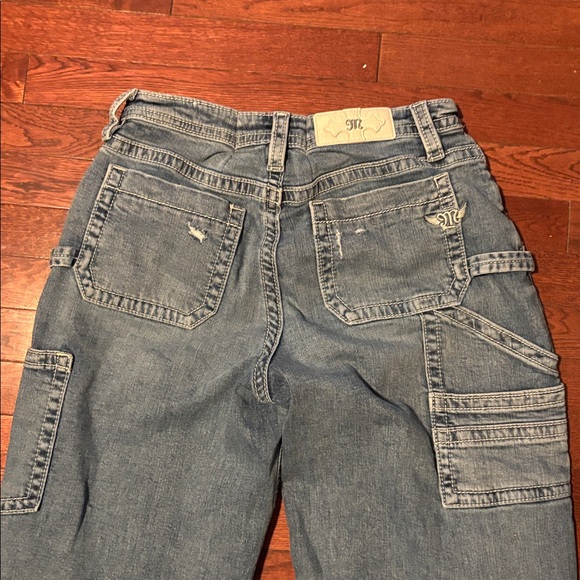 Miss Me Callie Cargo Wide Leg Jeans Size: 28X32 - Picture 3 of 11